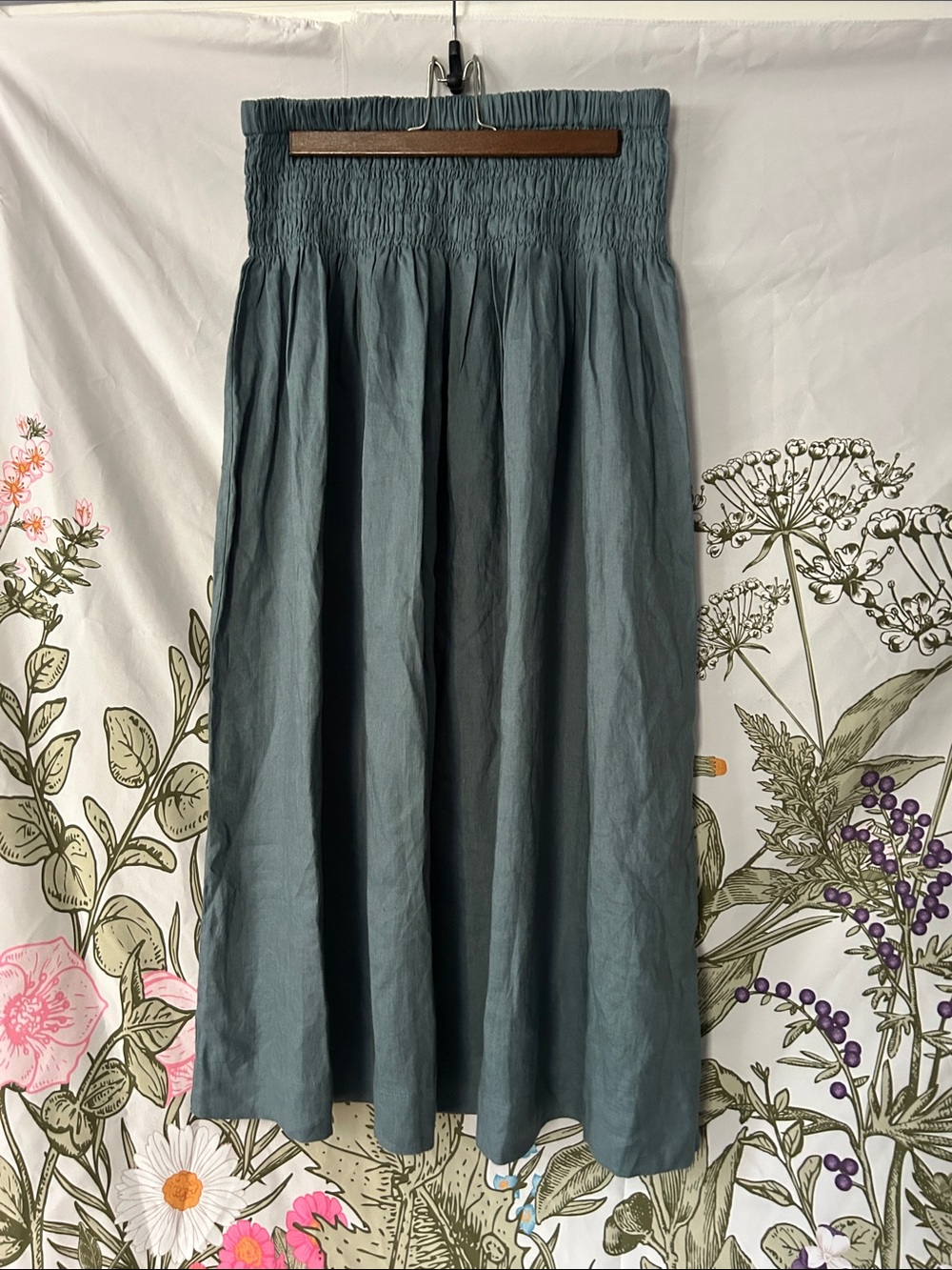 Boden Maxi Skirt in Slate Blue